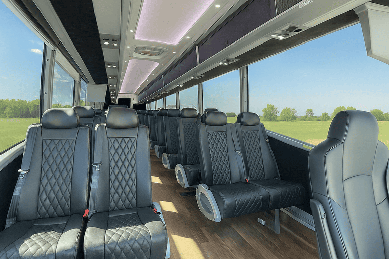 coach bus in Castle Rock