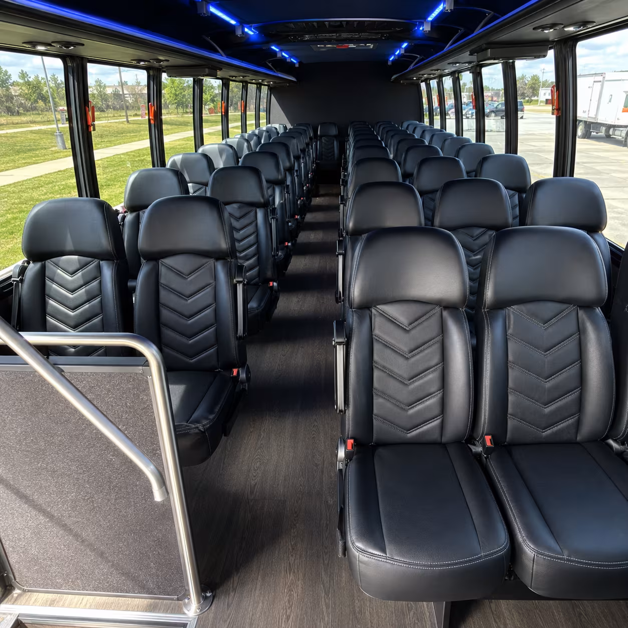 can i book a one way a round trip or a multi day package for a bus rental in castle rock