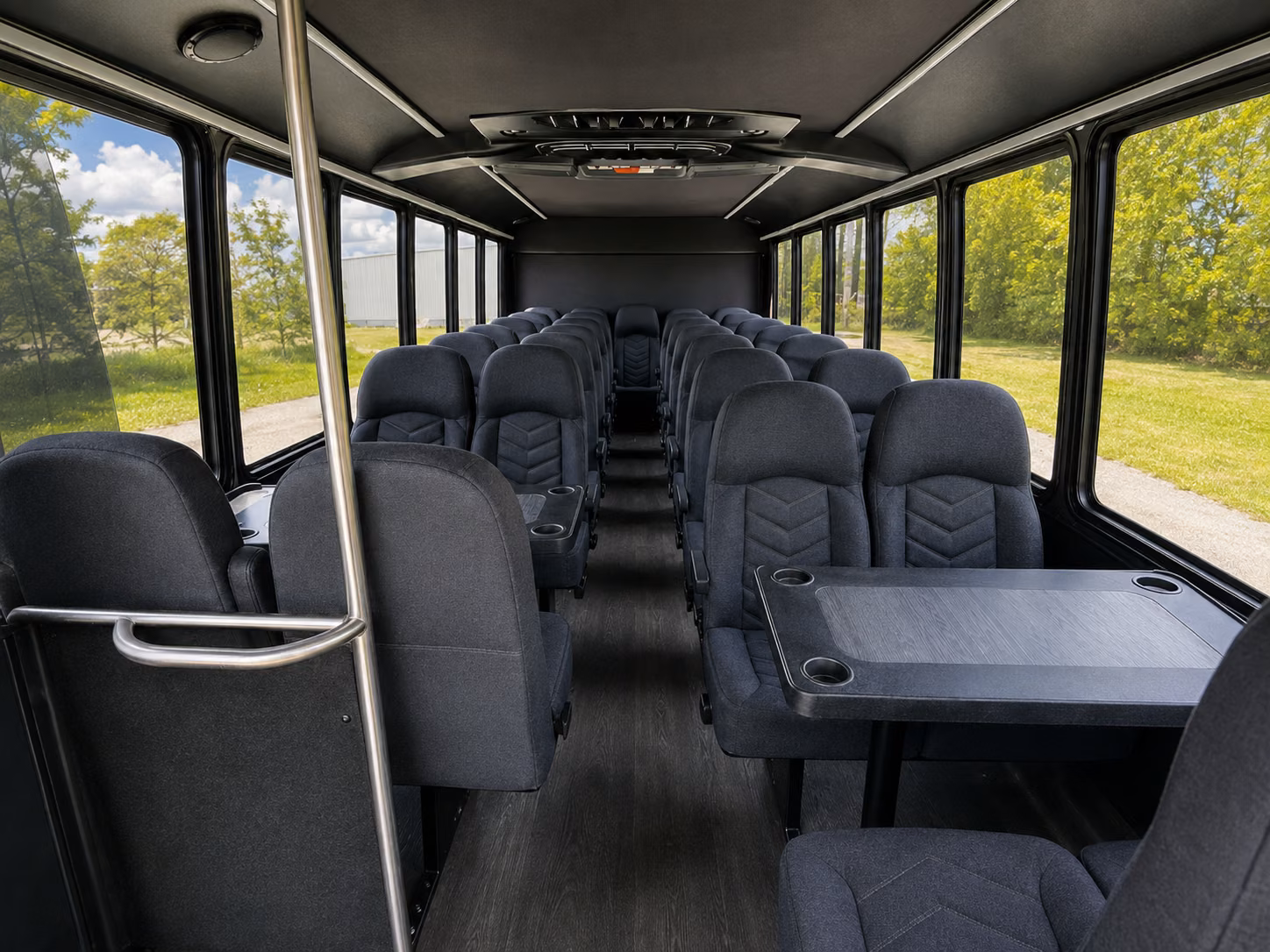 castle rock 15 passenger minibus inside
