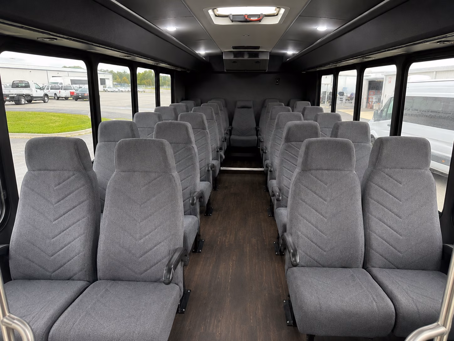 castle rock 15 passenger minibus interior