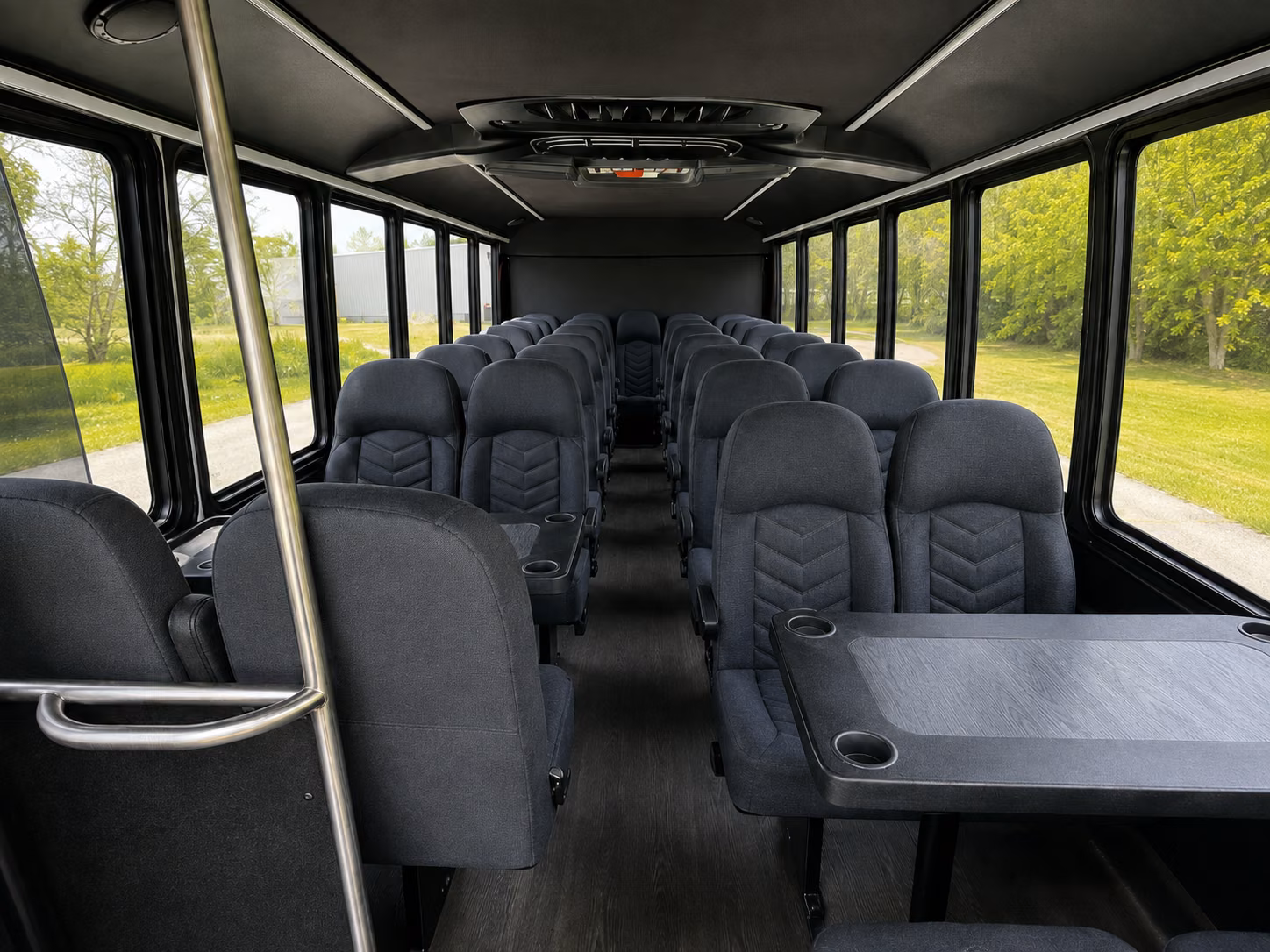 castle rock 20 passenger minibus interior