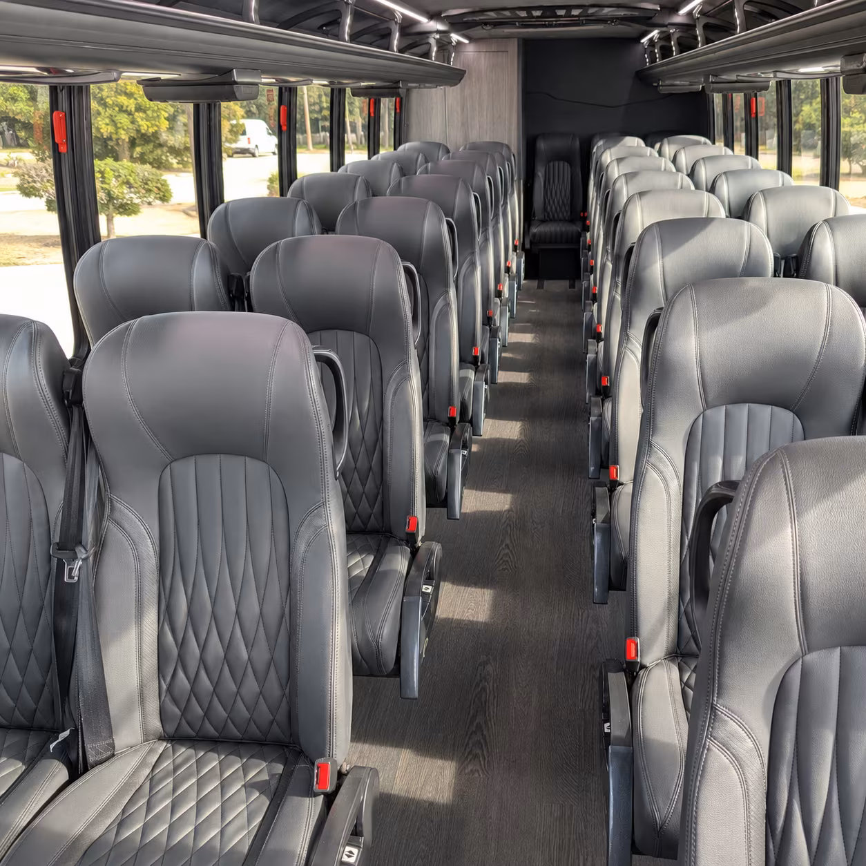 castle rock 25 passenger minibus inside
