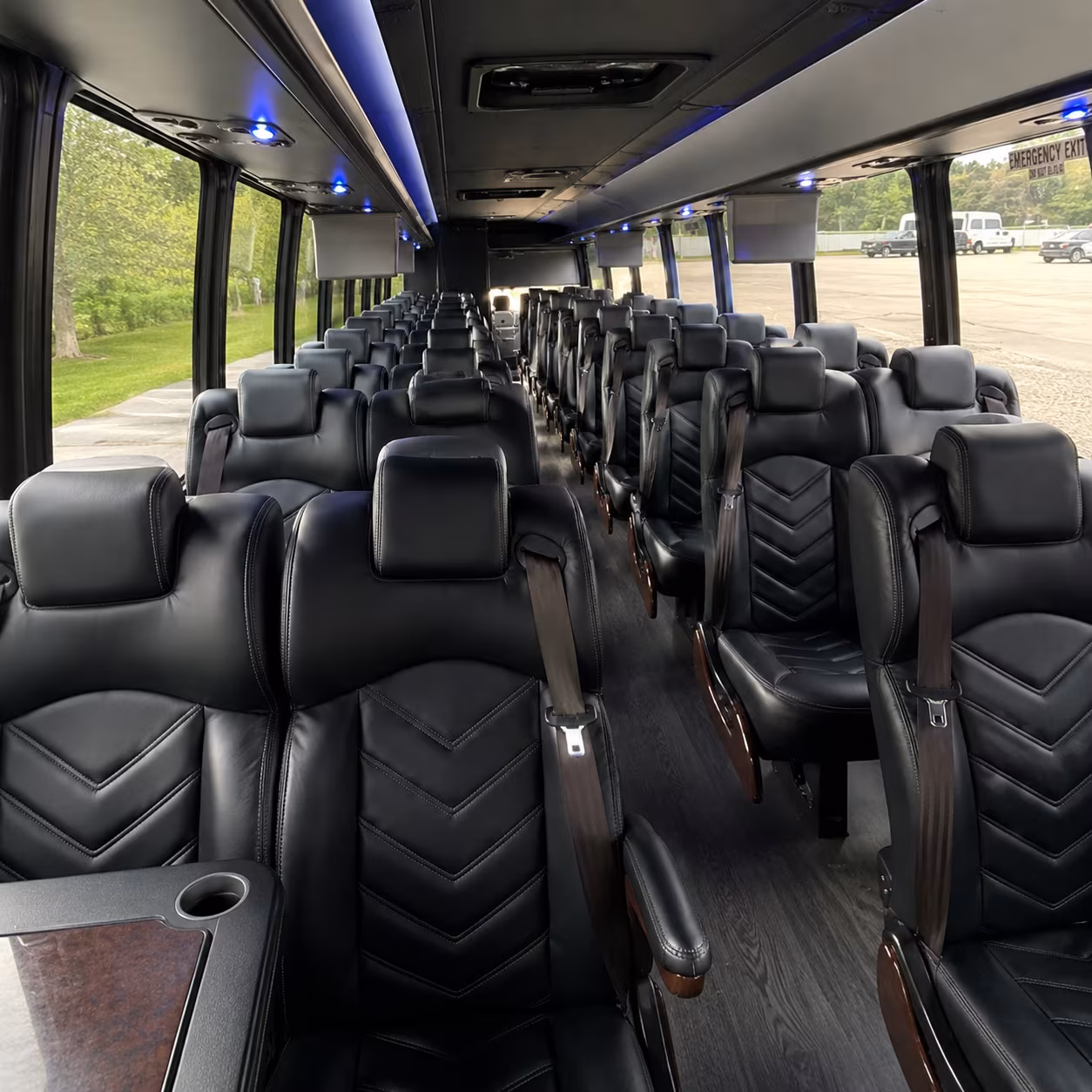 castle rock 30 passenger minibus inside