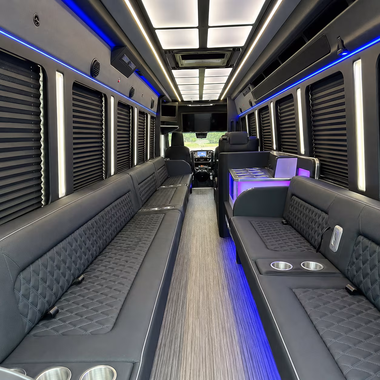 castle rock party bus rentals inside