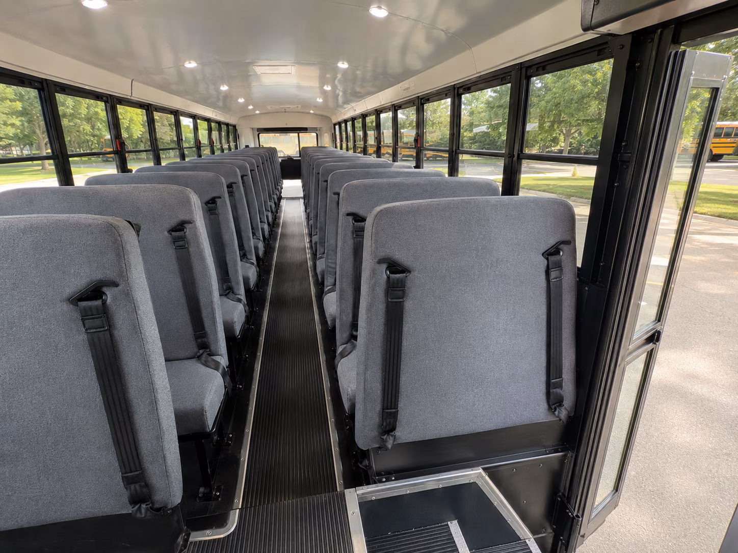 castle rock school bus inside