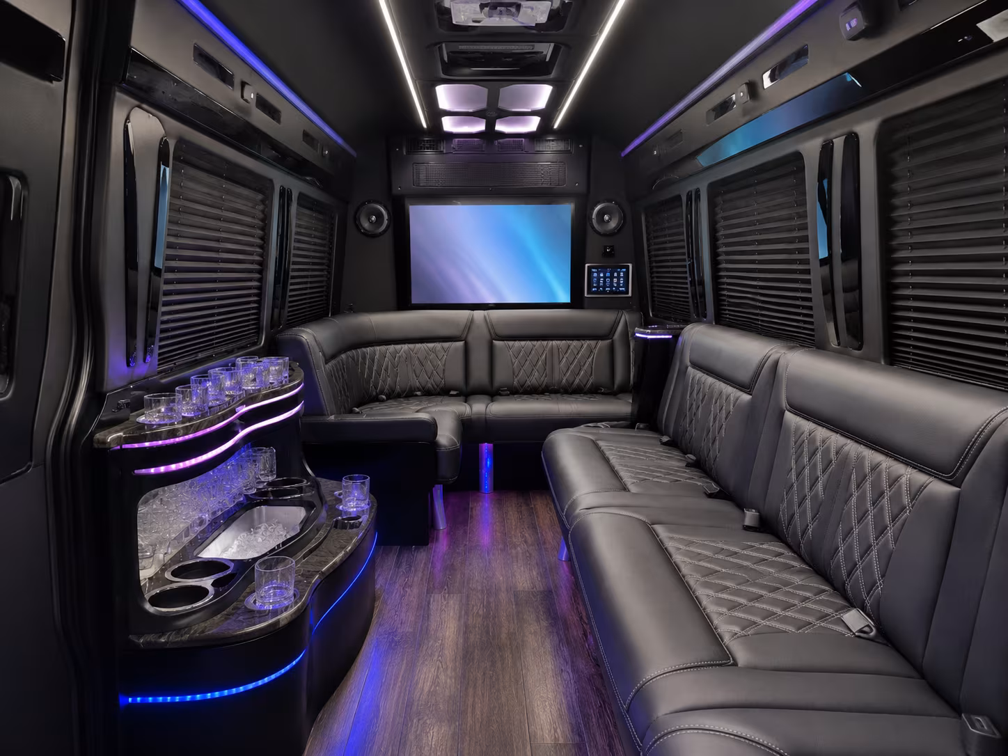 castle rock sprinter limousine inside