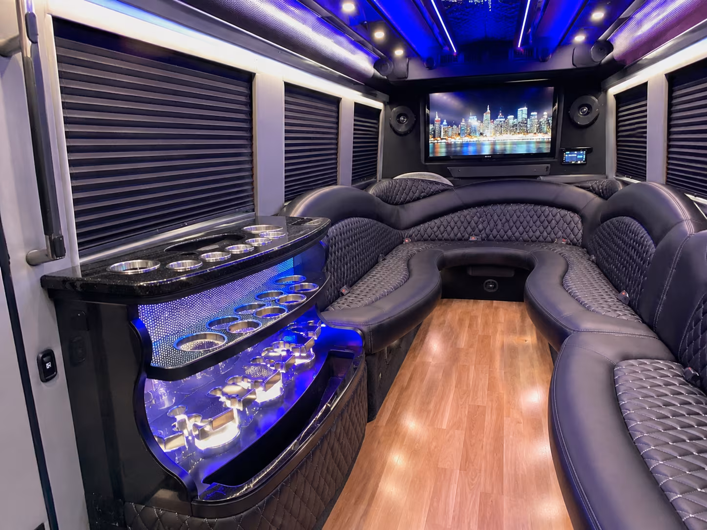 castle rock wedding party bus rental