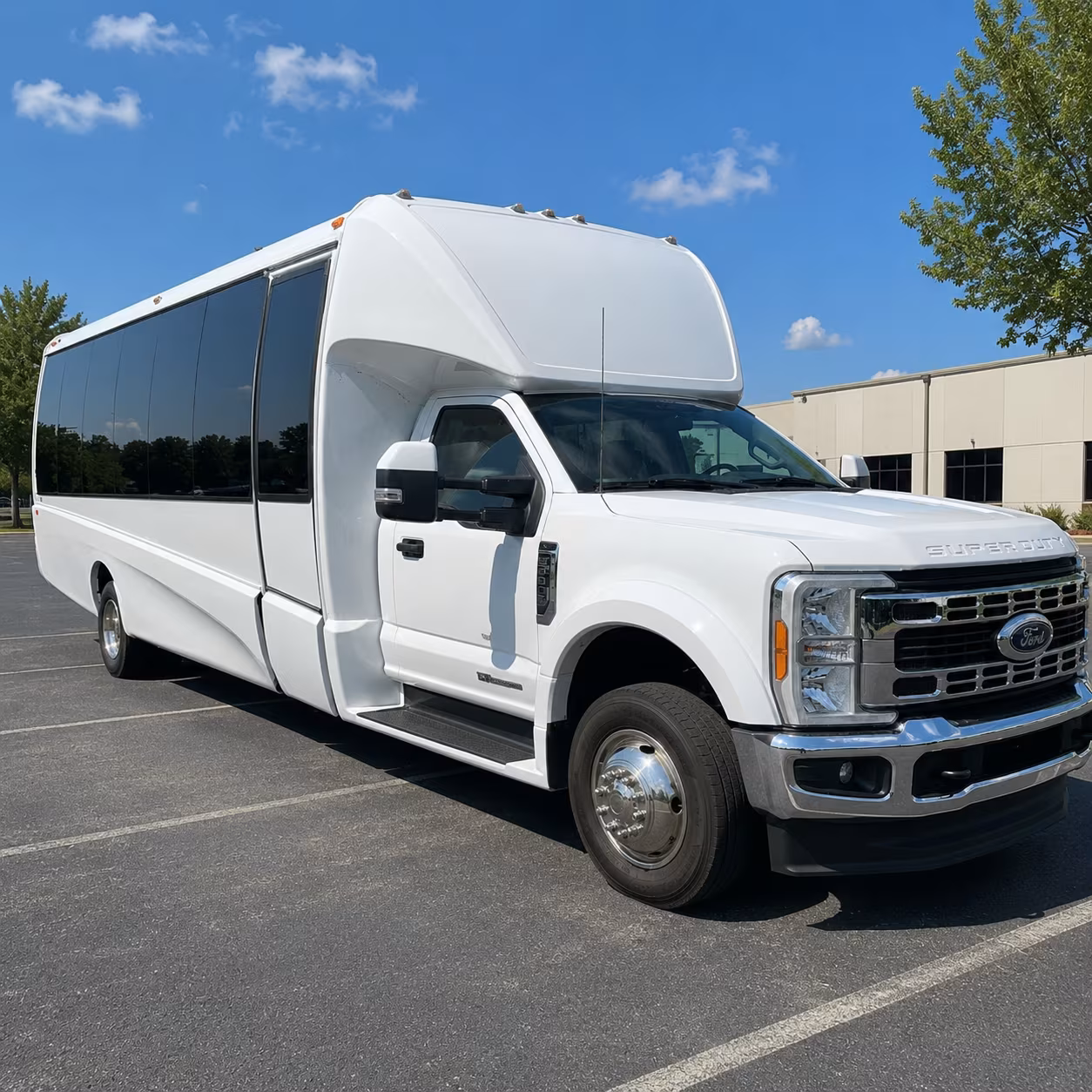 corporate shuttle buses and employee transportation in castle rock