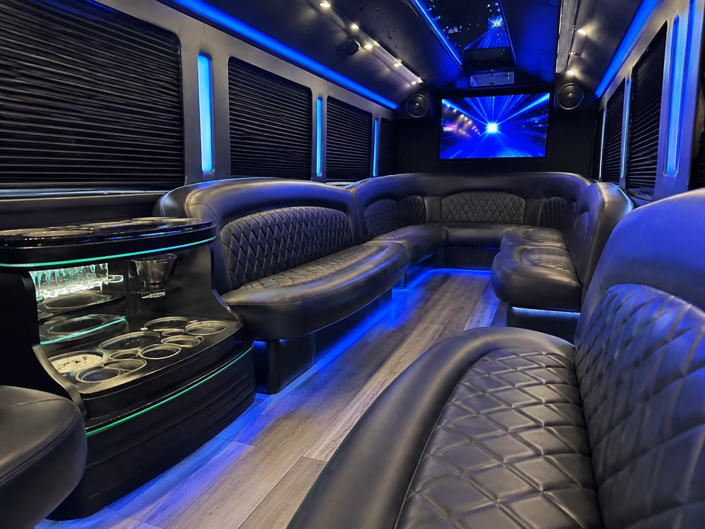 party buses for castle rock wedding parties and bridal groups